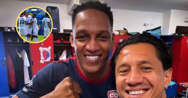 Gianluca Lapadula y Yerry Mina posan juntos en fotografía y se dedican mensajes tras fuerte discusión en la Serie A