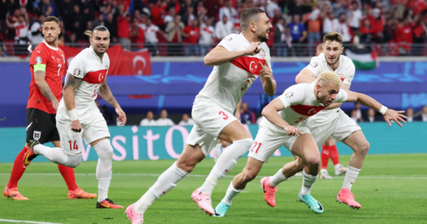 Turquía avanza a los cuartos de final de la Eurocopa 2024 tras vencer por 2-1 a Austria
