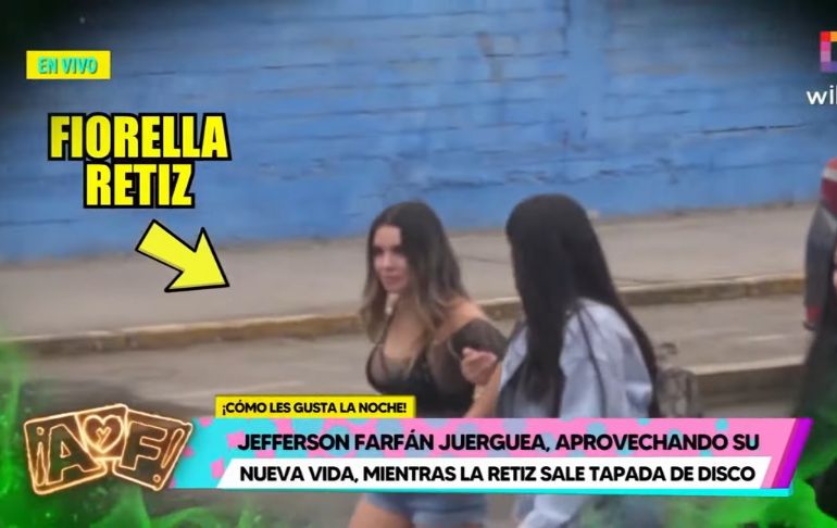 Portada: ¿Se pasó de copas? Fiorella Retiz salió tapada de discoteca [VIDEO]