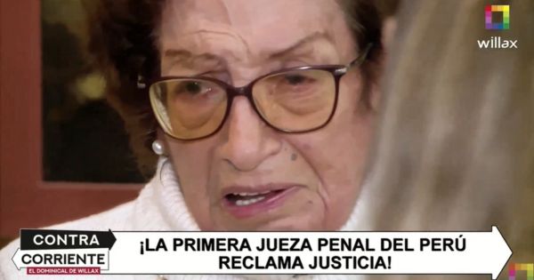 La primera jueza penal del Perú enfrenta una demanda contra sus propios hijos por una propiedad