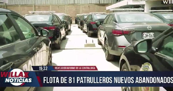 En medio de la creciente inseguridad, hay una flota de 81 patrulleros nuevos abandonados en Ate