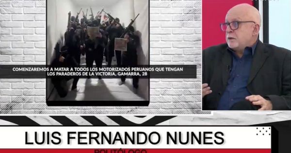 Portada: Fernando Nunes sobre enfrentamientos entre peruanos y venezolanos: "Estamos casi a portas de una guerra civil"