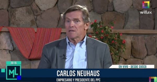 Portada: Carlos Neuhaus: "El Gobierno de Dina Boluarte necesita un oxígeno"