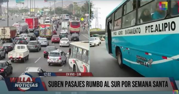 Portada: Semana Santa: se registra caos en paradero Atocongo y aumentan precios de pasajes rumbo al sur