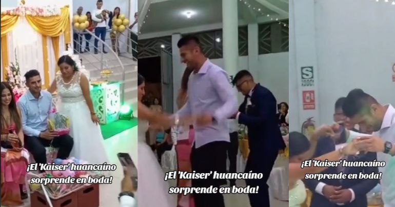 Carlos Zambrano apadrinó la boda de la nana de sus hijos en Huancayo: recibió cajas de cerveza