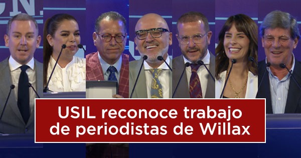 USIL reconoce a periodistas de Willax por su defensa de la libertad de expresión y la democracia