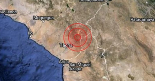 Portada: Tacna fue remecida esta madrugada por sismo de magnitud 5.7: el reporte del IGP