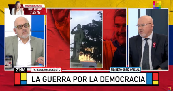 Carlos Bruce: "No hay un Gobierno en Venezuela. Hay una mafia que se ha apoderado de un Estado"