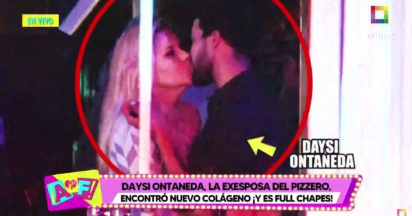 Daysi Ontaneda fue captada besando a misterioso joven en discoteca