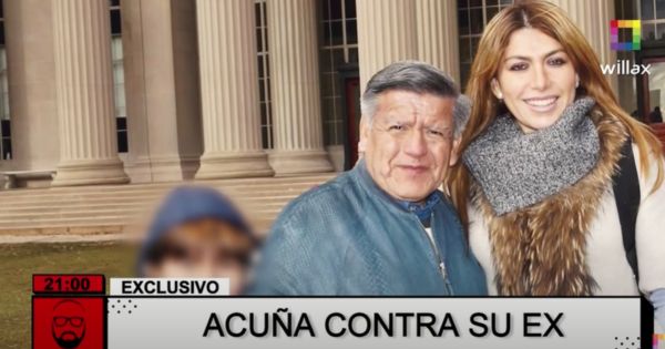 César Acuña y su expareja están enfrentados por un juicio de alimentos (VIDEO)