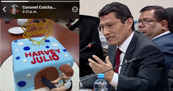 Portada: Harvey Colchado sobre torta de cumpleaños que le costó su puesto en la Diviac: "No tiene nada de malo"