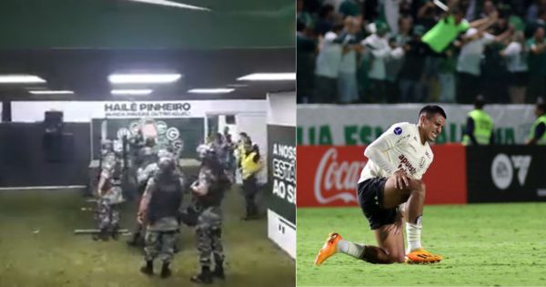 Universitario vs. Goiás: Policía de Brasil agredió al plantel de la 'U' con gas pimienta (VIDEO)