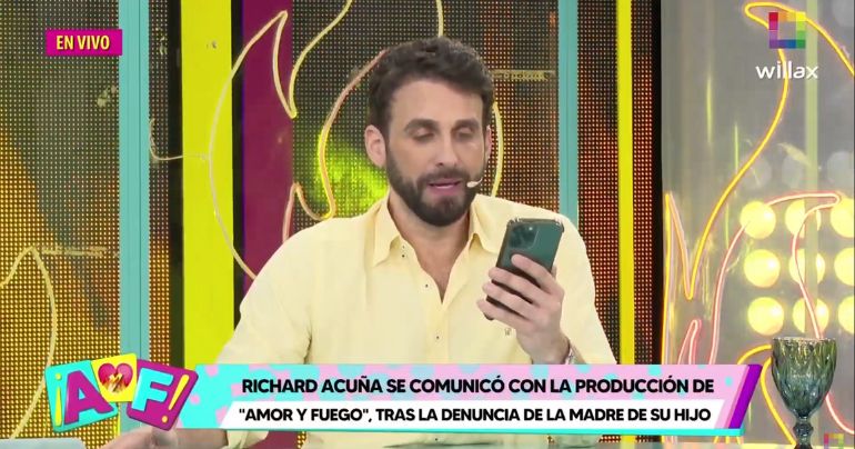 Richard Acuña tras denuncias en su contra: "Mi menor hija no merece pasar por esto" 