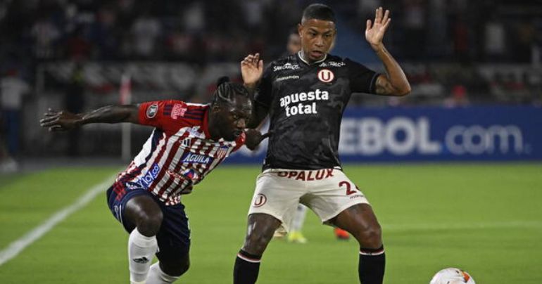 Un punto que sabe a victoria: Universitario igualó 1-1 ante Junior en Barranquilla por Copa Libertadores