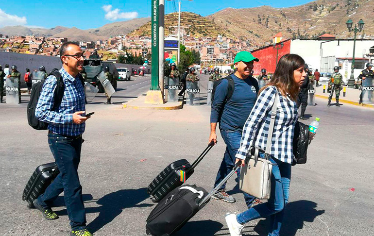 Portada: Mincetur implementa corredores turísticos seguros en Cusco, Arequipa, Puno y Tacna ante protestas