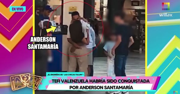 Tefi Valenzuela estaría en 'saliditas' con Anderson Santamaría: futbolista le agarró el derrier