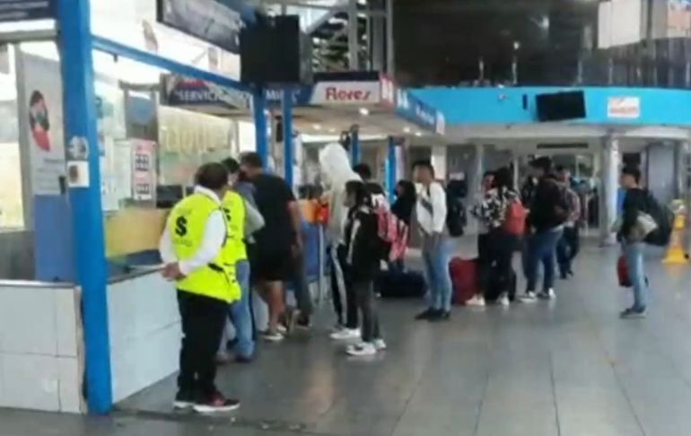 Protestas en Perú: venta de pasajes al sur del país continúa suspendida