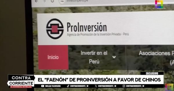 Portada: ProInversión y su faenón para entregar por 30 años puerto de Marcona a cuestionada empresa china