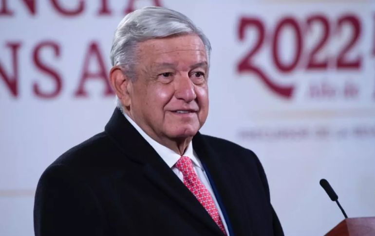 AMLO afirma que tiene "las puertas abiertas de México para la familia de Pedro Castillo”