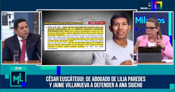 Portada: Abogado de Ana Siucho afirma que Edison Flores no ha sido convocado para declarar: "No hay citación para él"