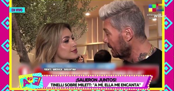 Marcelo Tinelli sobre Milett Figueroa: "A mí, ella me encanta"