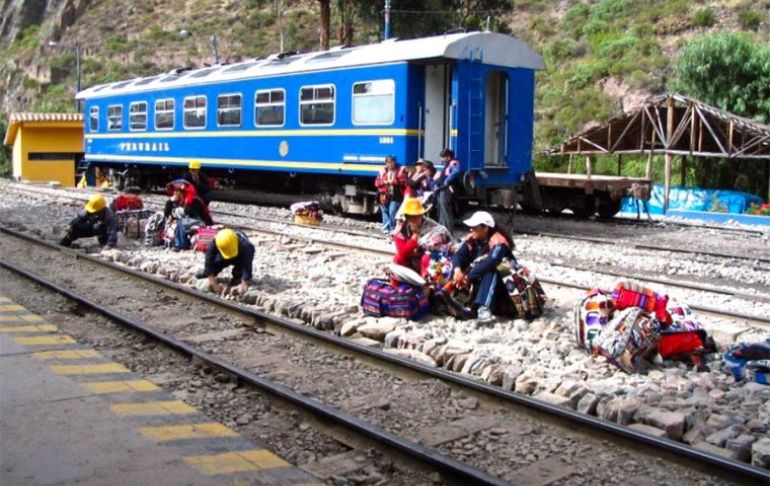 Cusco: suspenden operaciones de ferroviarias debido a las protestas