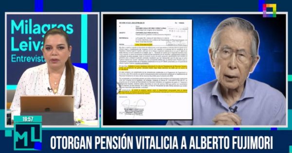 Portada: Milagros Leiva sobre Alberto Fujimori: "Debería quedarse tranquilo y no pedir ni un sol al erario peruano"