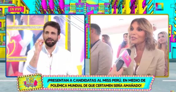 Portada: Rodrigo González a Jessica Newton tras anunciar el Miss Universo en Perú: "Si las eliges a dedo, ¿qué expectativa va a haber?"