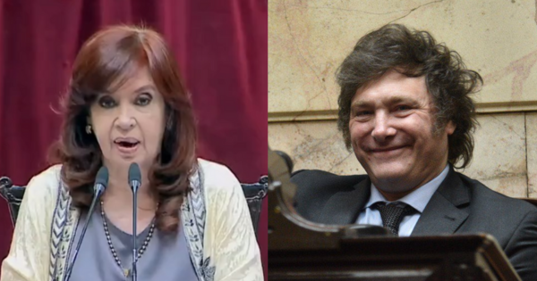 Portada: Javier Milei: así Cristina Kirchner proclamó al libertario como presidente de Argentina (VIDEO)