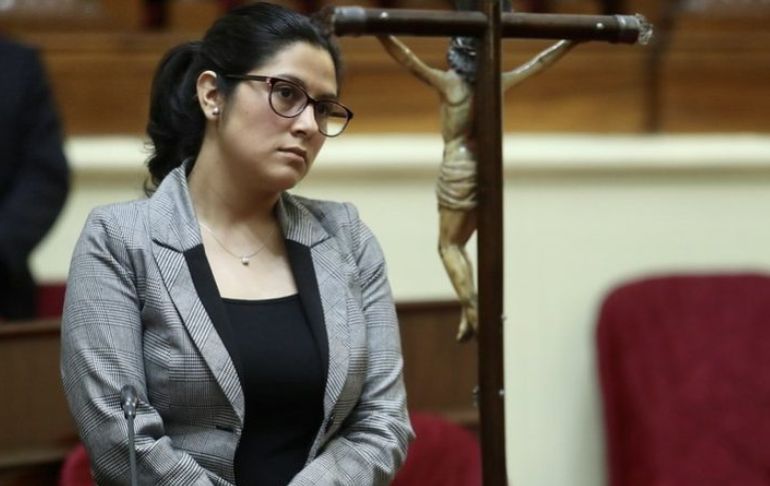 Portada: Yenifer Paredes afirma que “no sabía” que no podía trabajar en una empresa que contrataba con el Estado