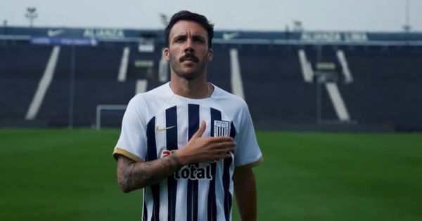 Sebastián Rodríguez se puso la camiseta de Alianza Lima