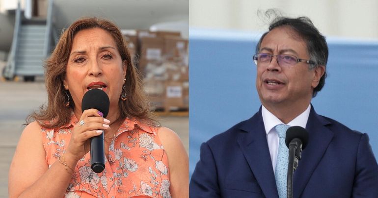 Dina Boluarte a Gustavo Petro: "Desde acá le digo que se dedique a gobernar Colombia"