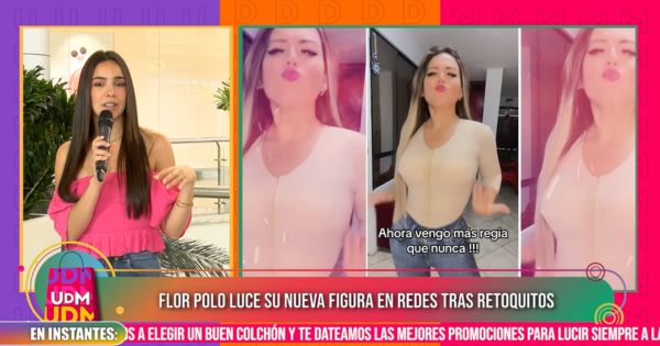 Portada: Flor Polo luce su nueva figura en redes tras retoquitos (VIDEO)