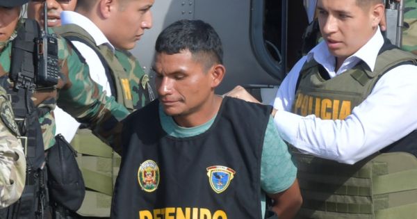 Camarada Carlos llegó a Lima para ser investigado por actos terroristas en el Vraem