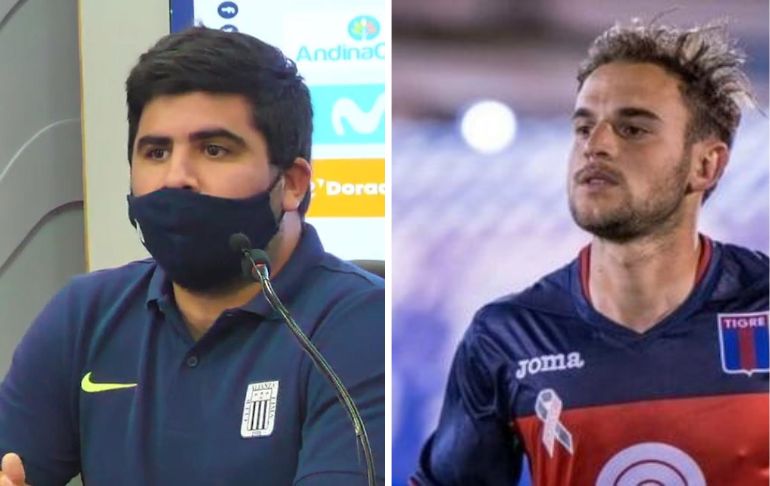 Portada: José Bellina, gerente deportivo de Alianza Lima, habló de por qué no se contrató a Lucas Menossi