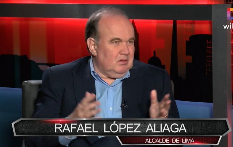 Rafael López Aliaga sobre violentas protestas: "Con la fiscal hemos visto las caras de cada salvaje"