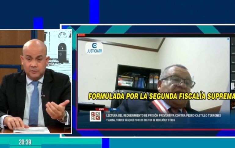 Roy Gates sobre prisión preventiva a Pedro Castillo: "La resolución judicial está muy bien fundamentada"