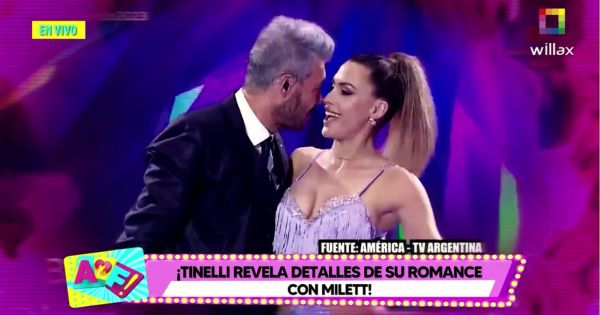 Marcelo Tinelli da detalles de su romance con Milett Figueroa: "La primera vez le escribí yo"