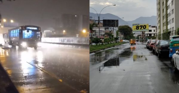 Llovizna de moderada intensidad sorprendió a limeños esta madrugada en plena ola de calor