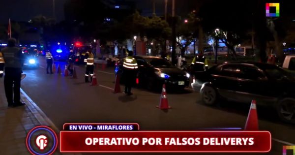Miraflores: se realiza operativos a motos lineales y vehículos particulares