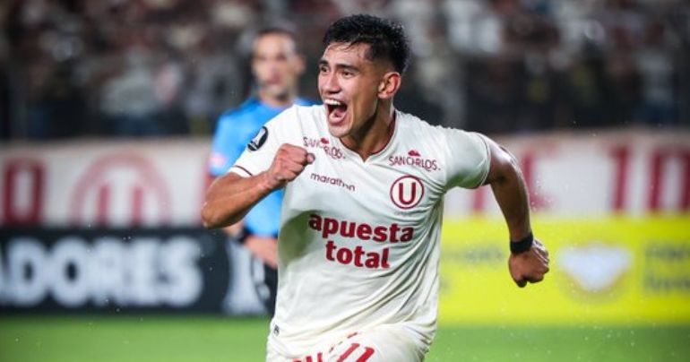 El 'Tunche' hace delirar al hincha de la 'U: con un doblete de José Rivera, la 'U' venció 2-1 a LDU por la Copa Libertadores