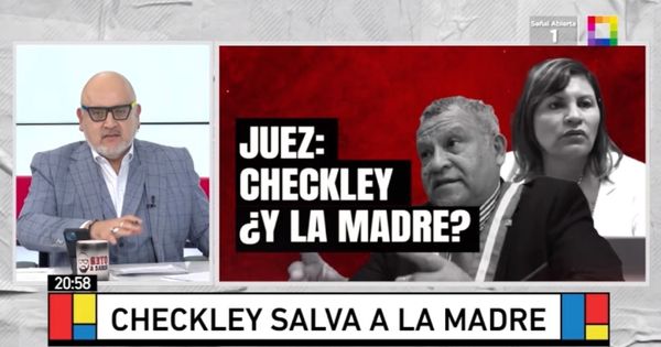 Portada: Beto Ortiz critica a juez Checkley por "salvar de las llamas" a Elizabeth Peralta: "Es algo sumamente grave"