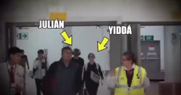 Portada: Yiddá Eslava y Julián Zucchi son captados llegando juntos de viaje