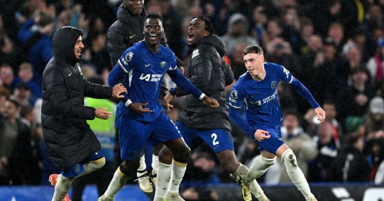 ¡De película! Chelsea venció 4-3 a Manchester United con un hat-trick de Cole Palmer por la Premier League