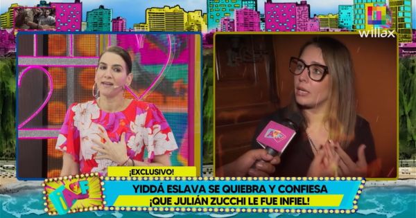 Gigi Mitre tras ver a Yiddá Eslava confesar que Julián Zucchi le fue infiel: "El dolor se le siente"