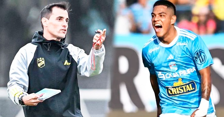 Portada: Técnico de Sporting Cristal llama 'malísimo' a Joao Grimaldo: "No lo recomiendo"