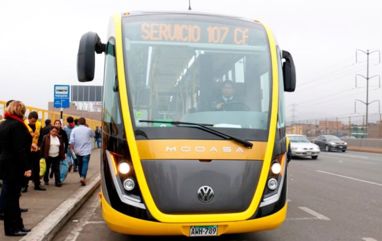 Corredor Amarillo: desde el 12 de enero buses llegarán al aeropuerto Jorge Chávez y el Callao