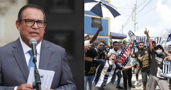 Violencia en el fútbol: Alianza Lima envía carta a Alberto Otárola rechazando cierre de tribunas populares