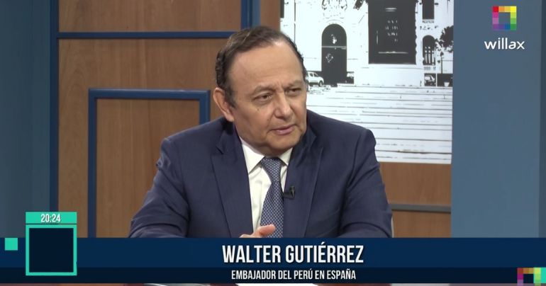 Walter Gutiérrez tras asumir embajada del Perú en España: "Hay que cambiar la narrativa de Castillo"