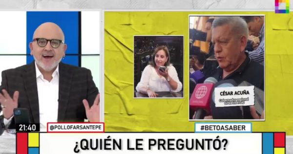 Beto Ortiz a César Acuña: "La única que está generando inestabilidad es Dina Boluarte"